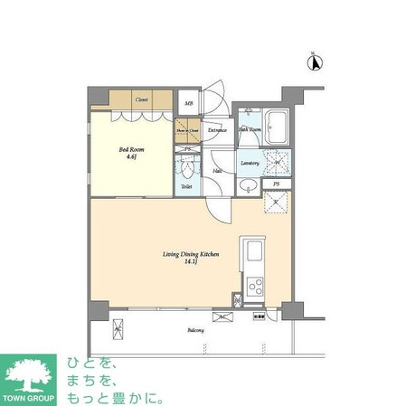 サンハイム雪が谷大塚の物件間取画像